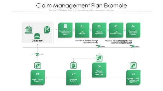 Claim Management Plan Example Ppt Pictures Slide Download PDF