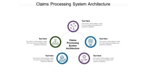 Claims Processing System Architecture Ppt PowerPoint Presentation Icon Skills Cpb Pdf