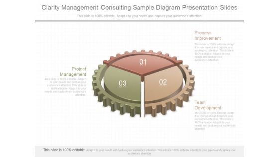 Clarity Management Consulting Sample Diagram Presentation Slides