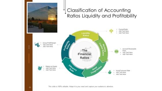 Classification Of Accounting Ratios Liquidity And Profitability Ppt PowerPoint Presentation Outline Designs Download PDF