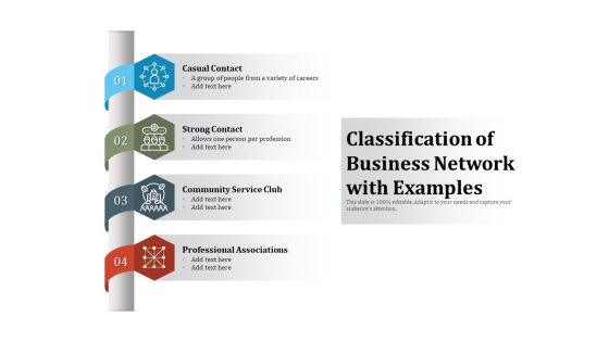 Classification Of Business Network With Examples Ppt PowerPoint Presentation Slides Outline PDF Classification Of Business Network With Examples Ppt PowerPoint Presentation Slides Outline PDF