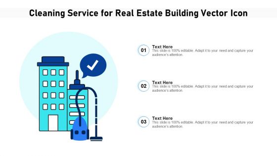 Cleaning Service For Real Estate Building Vector Icon Ppt Inspiration Introduction PDF