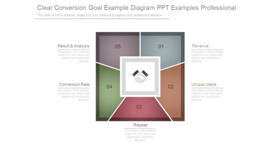 Clear Conversion Goal Example Diagram Ppt Examples Professional