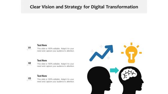 Clear Vision And Strategy For Digital Transformation Ppt PowerPoint Presentation Gallery Tips PDF