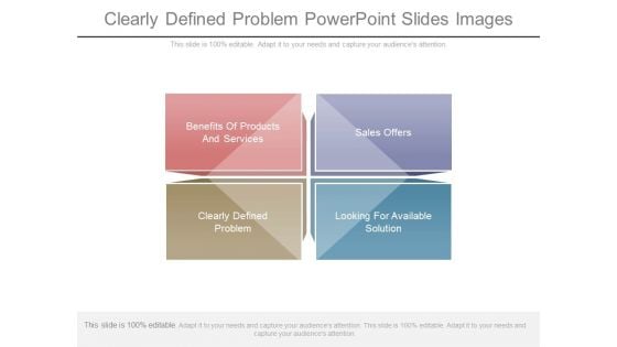 Clearly Defined Problem Powerpoint Slides Images