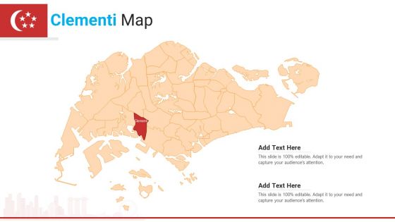 Clementi Map PowerPoint Presentation PPT Template PDF