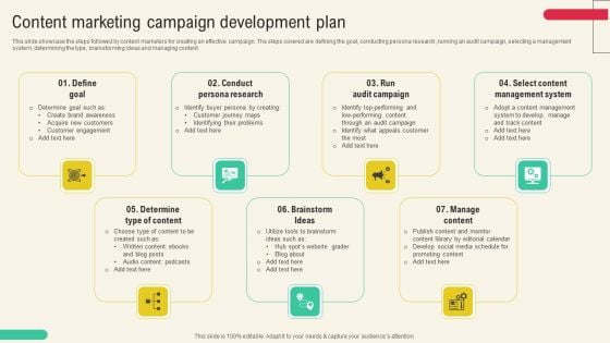 Client Acquisition Through Marketing Campaign Content Marketing Campaign Development Plan Demonstration PDF