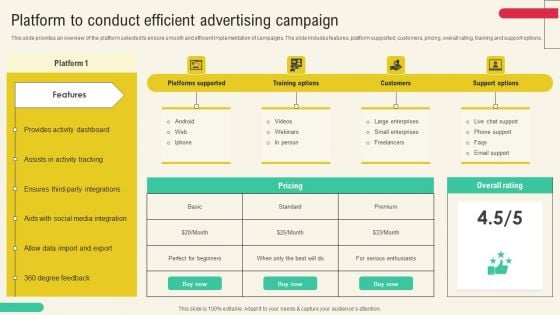 Client Acquisition Through Marketing Campaign Platform To Conduct Efficient Advertising Campaign Information PDF