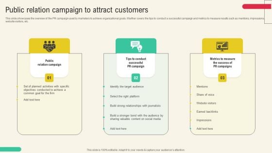 Client Acquisition Through Marketing Campaign Public Relation Campaign To Attract Customers Ideas PDF Client Acquisition Through Marketing Campaign Public Relation Campaign To Attract Customers Ideas PDF