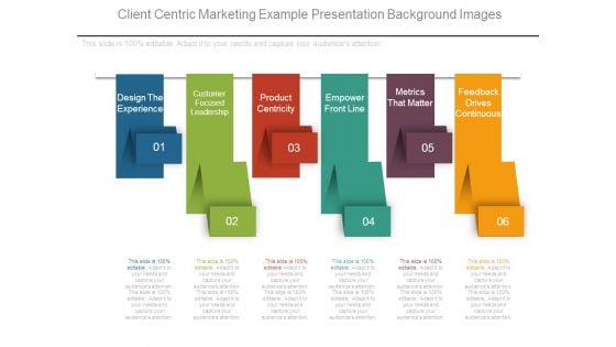 Client Centric Marketing Example Presentation Background Images