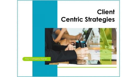 Client Centric Strategies Topics PDF