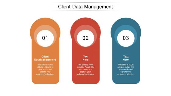 Client Data Management Ppt PowerPoint Presentation Layouts Clipart Cpb Pdf