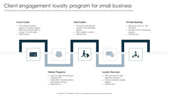 Client Engagement Loyalty Program For Small Business Pictures PDF Client Engagement Loyalty Program For Small Business Pictures PDF