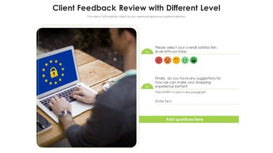 Client Feedback Review With Different Level Ppt PowerPoint Presentation Outline Styles PDF