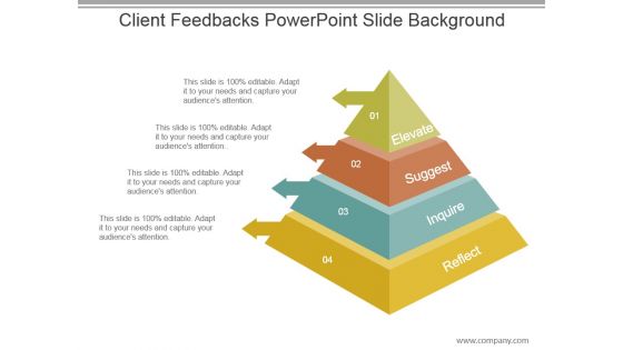 Client Feedbacks Powerpoint Slide Background