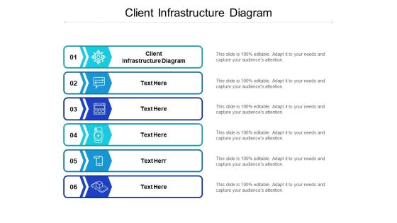 Client Infrastructure Diagram Ppt PowerPoint Presentation Layouts Background Image Cpb
