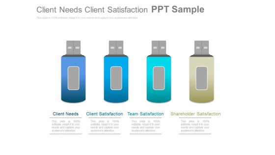 Client Needs Client Satisfaction Ppt Sample