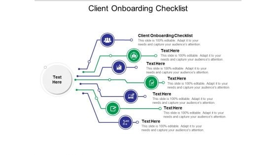 Client Onboarding Checklist Ppt PowerPoint Presentation Gallery Smartart Cpb