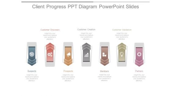 Client Progress Ppt Diagram Powerpoint Slides