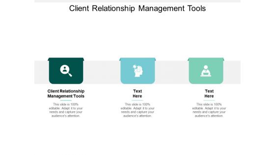 Client Relationship Management Tools Ppt PowerPoint Presentation Pictures Example File Cpb