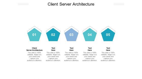 Client Server Architecture Ppt PowerPoint Presentation Infographic Template Show Cpb Pdf