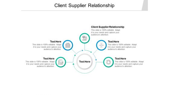 Client Supplier Relationship Ppt PowerPoint Presentation Layouts File Formats Cpb