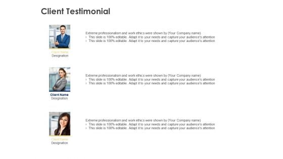 Client Testimonial Communication Ppt Powerpoint Presentation Slides Topics