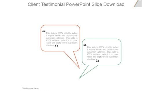 Client Testimonial Ppt PowerPoint Presentation Tips