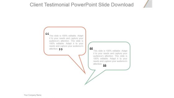 Client Testimonial Ppt PowerPoint Presentation Tips