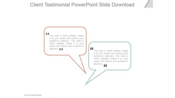 Client Testimonial Ppt PowerPoint Presentation Tips