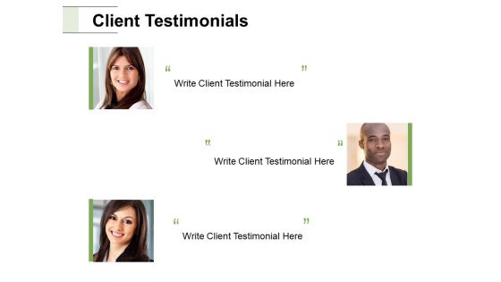 Client Testimonials Communication Ppt PowerPoint Presentation File Maker