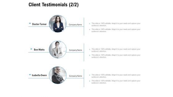 Client Testimonials Communication Ppt PowerPoint Presentation Icon Diagrams