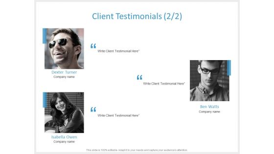 Client Testimonials Communication Ppt PowerPoint Presentation Professional Examples