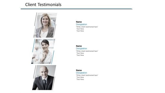 Client Testimonials Communication Ppt PowerPoint Presentation Show Portfolio
