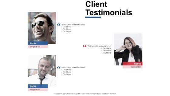 Client Testimonials Communication Ppt Powerpoint Presentation Styles Background Designs