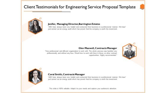 Client Testimonials For Engineering Service Proposal Template Rules PDF Client Testimonials For Engineering Service Proposal Template Rules PDF