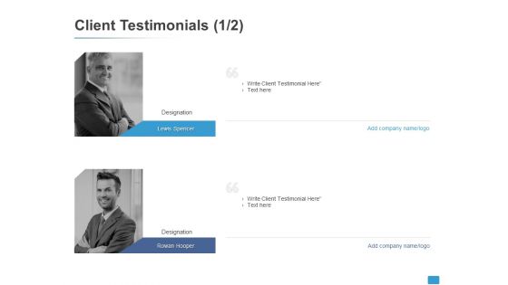 Client Testimonials Introduction Ppt PowerPoint Presentation Professional Elements