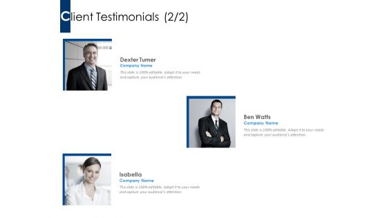 Client Testimonials Management Ppt PowerPoint Presentation Inspiration Graphics Template