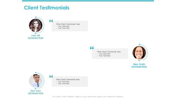 Client Testimonials Management Ppt PowerPoint Presentation Styles Format