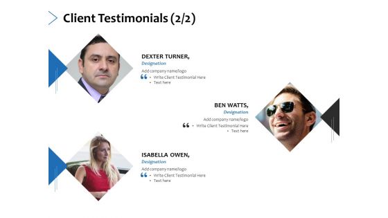 Client Testimonials Management Ppt PowerPoint Presentation Visual Aids Gallery