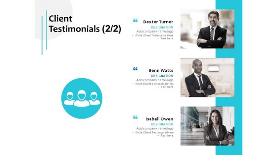 Client Testimonials Planning Team Ppt PowerPoint Presentation Infographic Template Template