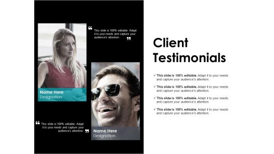 Client Testimonials Ppt PowerPoint Presentation Gallery Background Designs