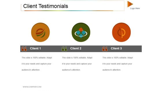 Client Testimonials Ppt PowerPoint Presentation Gallery Graphic Tips