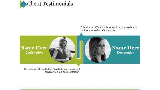 Client Testimonials Ppt PowerPoint Presentation Icon Deck