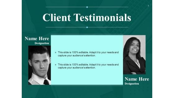 Client Testimonials Ppt PowerPoint Presentation Inspiration Clipart Images