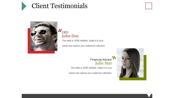 Client Testimonials Ppt PowerPoint Presentation Inspiration Ideas