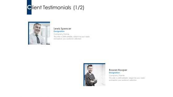 Client Testimonials Ppt PowerPoint Presentation Model Influencers