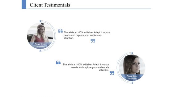Client Testimonials Ppt PowerPoint Presentation Styles Layout Ideas