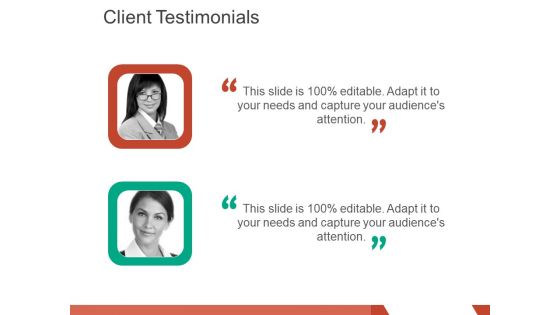 client testimonials template 1 ppt powerpoint presentation layouts influencers