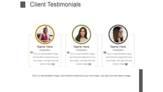 Client Testimonials Template 2 Ppt PowerPoint Presentation Influencers